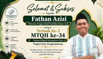 Mahasiswa PBA IAIN SAS Babel Raih Juara II MTQH ke-34 Tingkat Kota Pangkalpinang